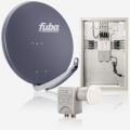 Fuba Parabolic Reflector - Dap858a Satellite Complete System For 8 Users - 1x Daa850a 1x Dek407c 1x Fmp 508sl - 29442061